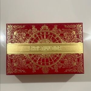Christian Dior Red and Gold Decorative Box